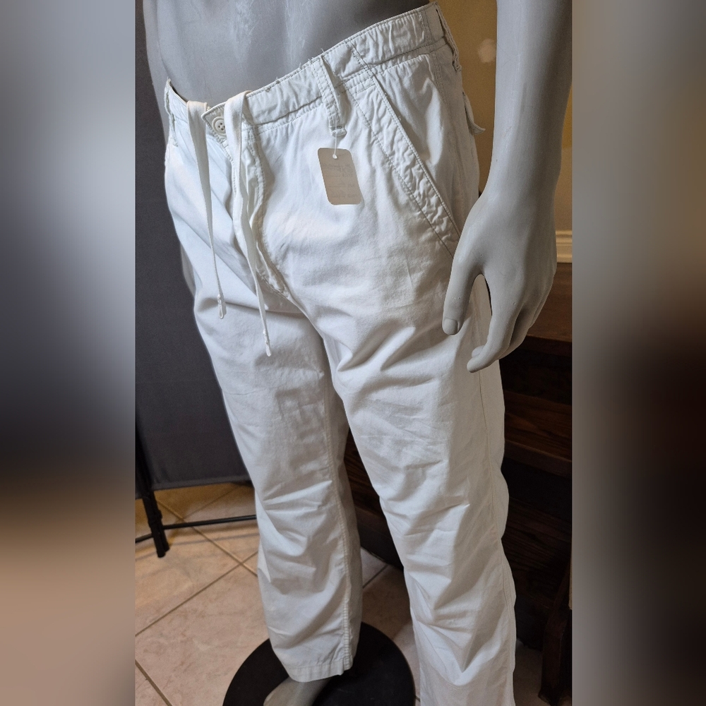 Express White Drawstring Pants - Picture 4 of 11